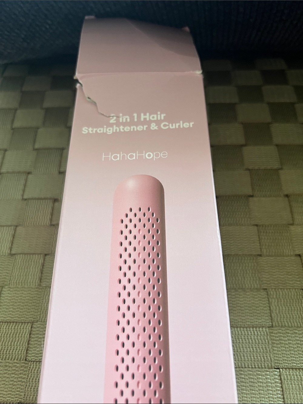 2-in-1 Hair Straightener & Curler — Pink